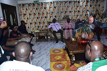 AFCON 2023: Gusau Pays Condolence Visit To Family Of Late Chief Angus Nwoye -