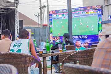 Fans Score Big With Goldberg, Life Beer & Zagg As Super Eagles Keep AFCON Hopes Alive -