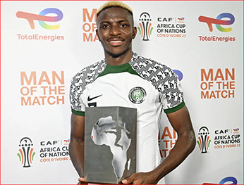 Man-of-the-Match, Osimhen Delighted After Overcoming Cote D'Ivoire Challenge -