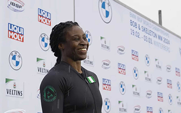 Nigerian Bobsledder Simidele Adeagbo Celebrates Historic World Championships Outing For Africa -