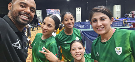 South African Ladies Claim First Ever African Games Table Tennis Medal -